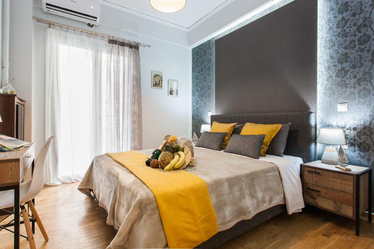 Cozy, Central, Safe Double Rooms In Apartment, Close To Acropolis Athena Bagian luar foto