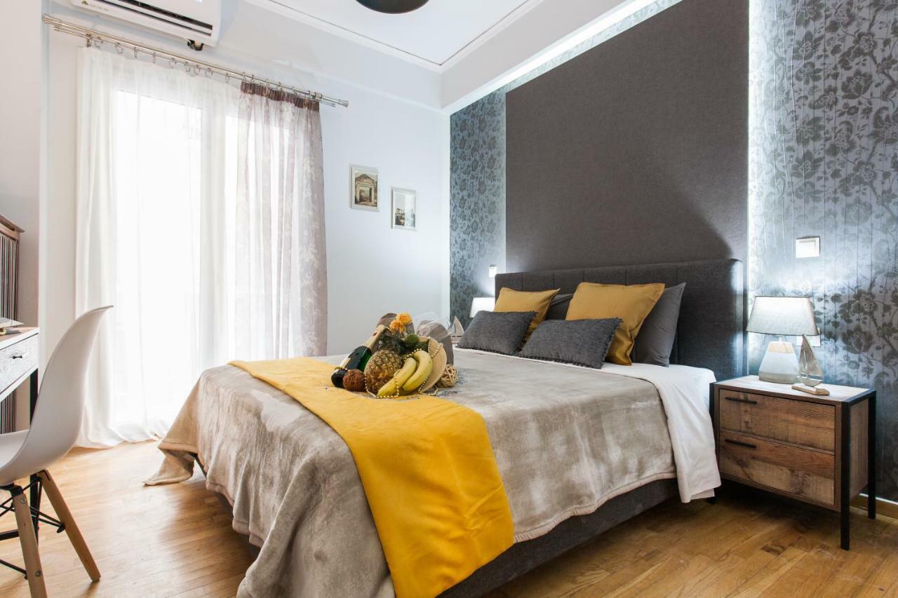 Cozy, Central, Safe Double Rooms In Apartment, Close To Acropolis Athena Bagian luar foto