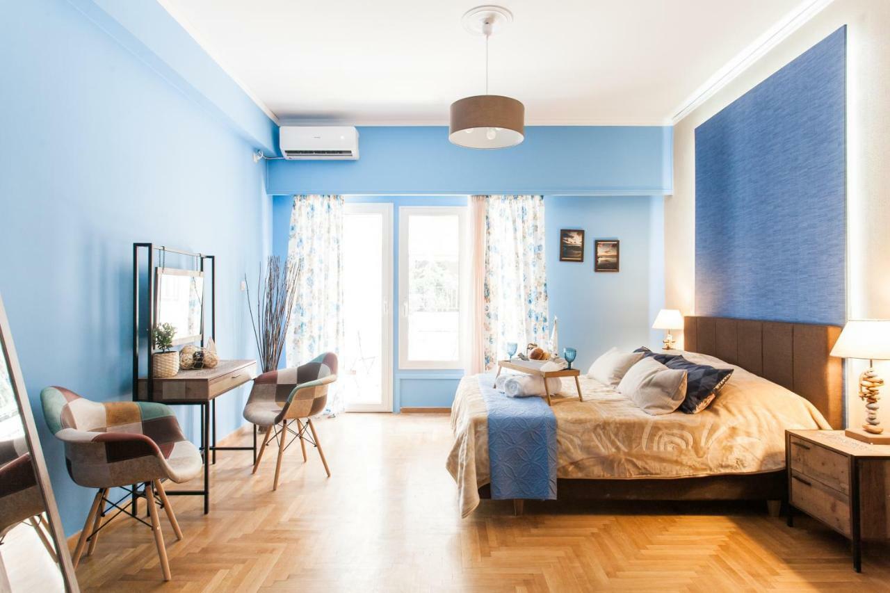 Cozy, Central, Safe Double Rooms In Apartment, Close To Acropolis Athena Bagian luar foto