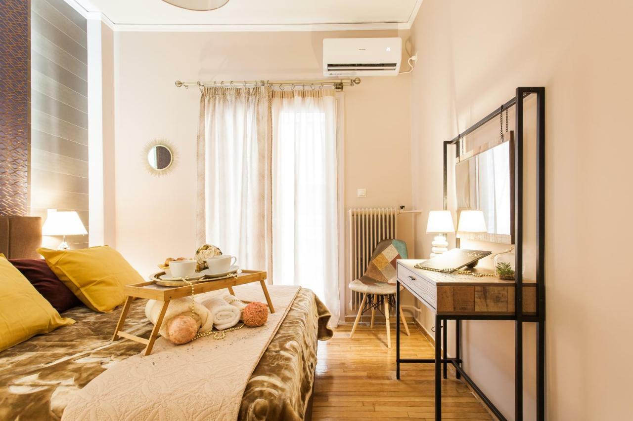 Cozy, Central, Safe Double Rooms In Apartment, Close To Acropolis Athena Bagian luar foto